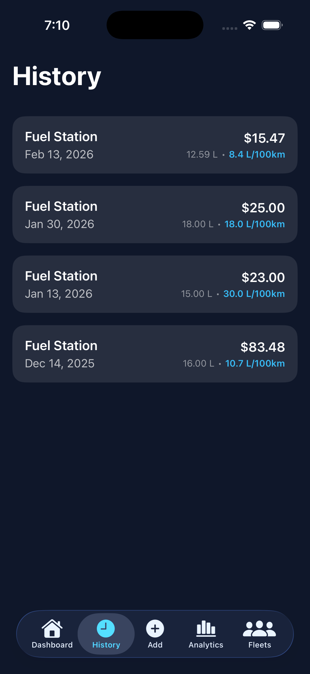 SnapFill Receipt Scanning